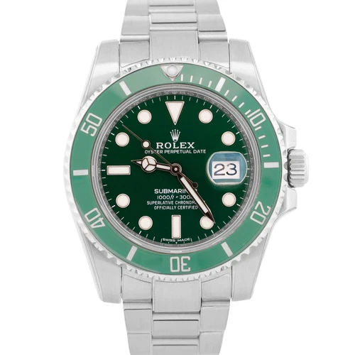 EBAY-Rolex Submariner Date HULK Green 40mm Watch Ceramic Stainless Steel 116610 LV | eBay