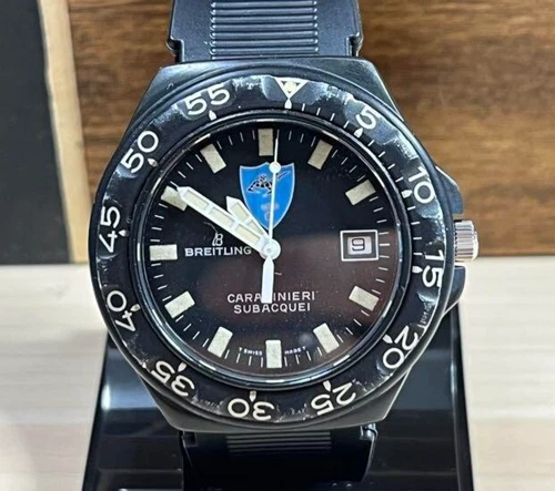 EBAY-BREITLING Colt CARABINIERI SUBACQUEI 80210 Quartz Men’s Watch from JP | eBay