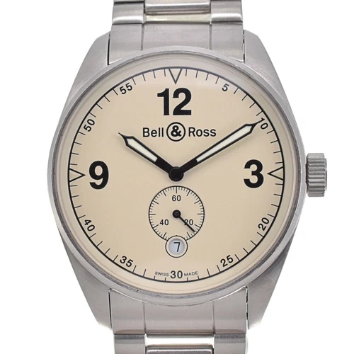 EBAY-Bell＆Ross Vintage 123 Small second date Automatic Men’s Watch G#138737 | eBay