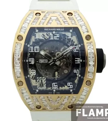 EBAY-Richard Mille RM010 RG After Bucket Diamond watch men TO163522 | eBay