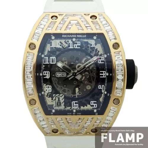 EBAY-Richard Mille RM010 RG After Bucket Diamond watch men TO163522 | eBay