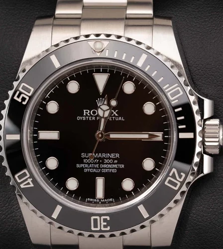 -Rolex Submariner 114060 Watch 40mm Black Dial No Date, Box & Papers | eBay