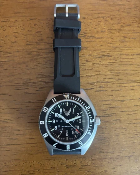 EBAY-Authentic USAF Marathon Steel Navigator Pilot Watch, 41mm, SSNAV | eBay