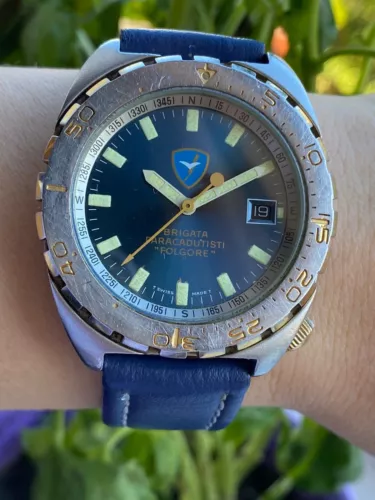 EBAY-NORTH EAGELS MILITARY AUTOMATIC WATCH 25 JEWELS BRIGATA PARACUDISTI MENS SWISS | eBay