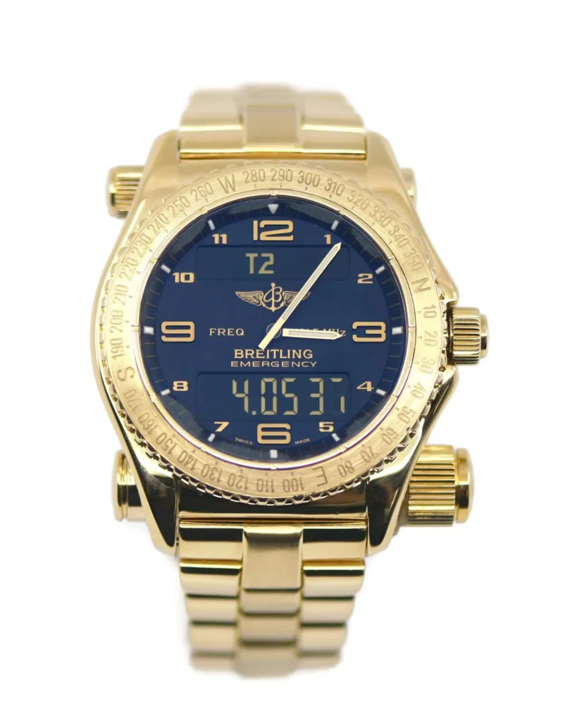EBAY-Breitling Emergency 18K Yellow Gold Watch K56321 | eBay