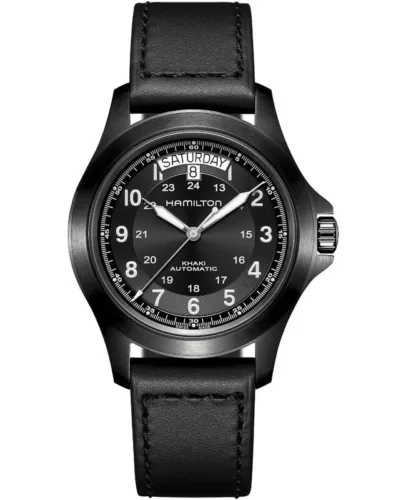 EBAY-New Hamilton Khaki Field King Auto Black Dial Leather Men’s Watch H64465733 | eBay EBAY-New Hamilton Khaki Field King Auto Black Dial Leather Men’s Watch H64465733 | eBay